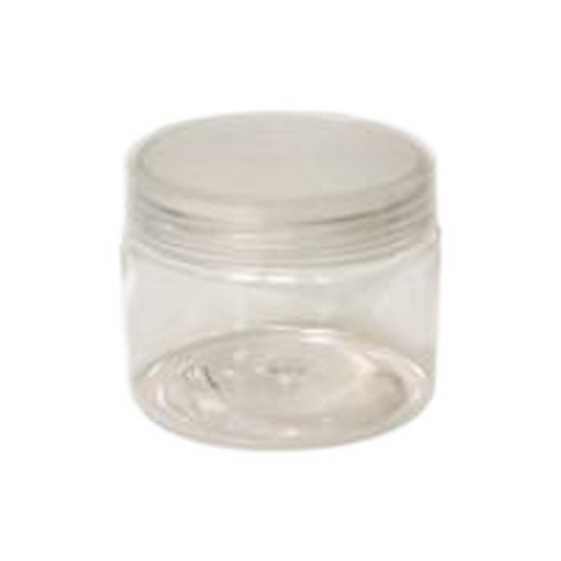 Cre8tion Clear Plastic Jar, 2oz, 26057